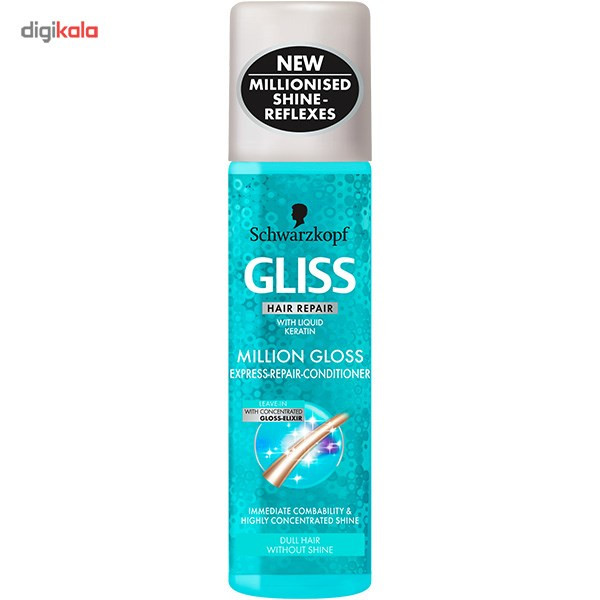 اسپری نرم کننده مو گلیس مدل Million Gloss حجم 200 میلی لیتر