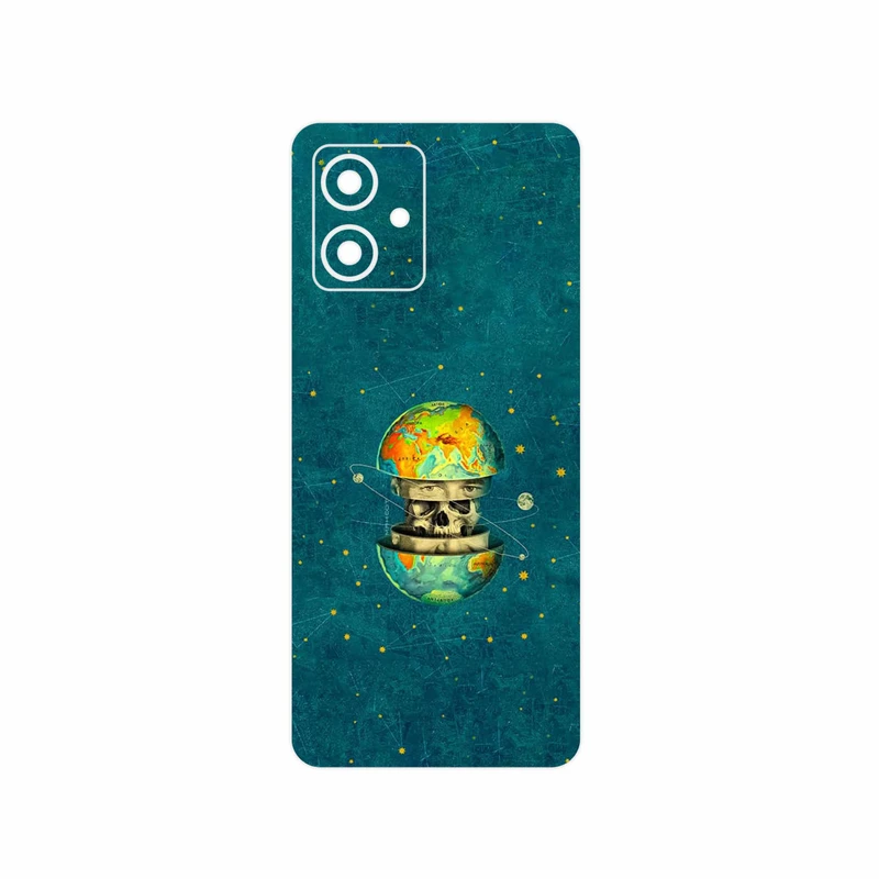 برچسب پوششی ماهوت مدل Collage of Earth Face مناسب برای گوشی موبایل موتورولا Moto G54