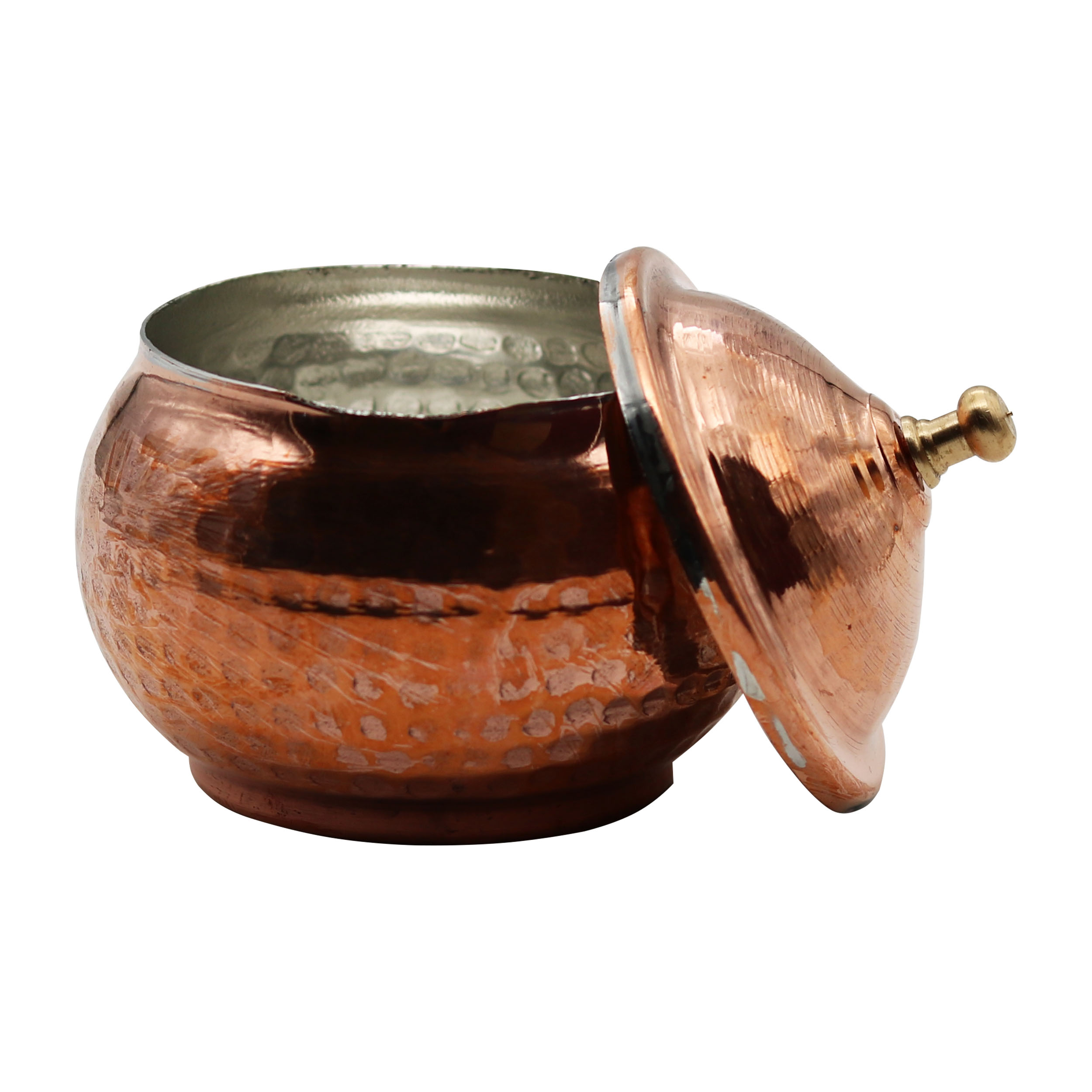 قندان مسی مدل توپی کد 115