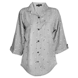 تونیک آستین بلند زنانه مدل گلدار کد 9621