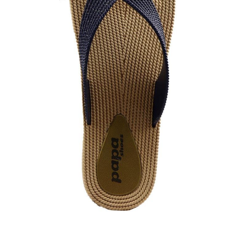 دمپایی لاانگشتی زنانه پاپا مدل ترمه پلاس کد 02