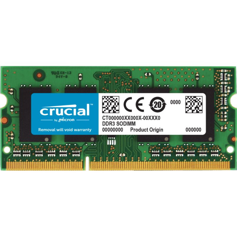 رم لپ تاپ DDR3 تک کاناله 1333 مگاهرتز CL9 کروشیال مدل GET ظرفیت 8 گیگابایت