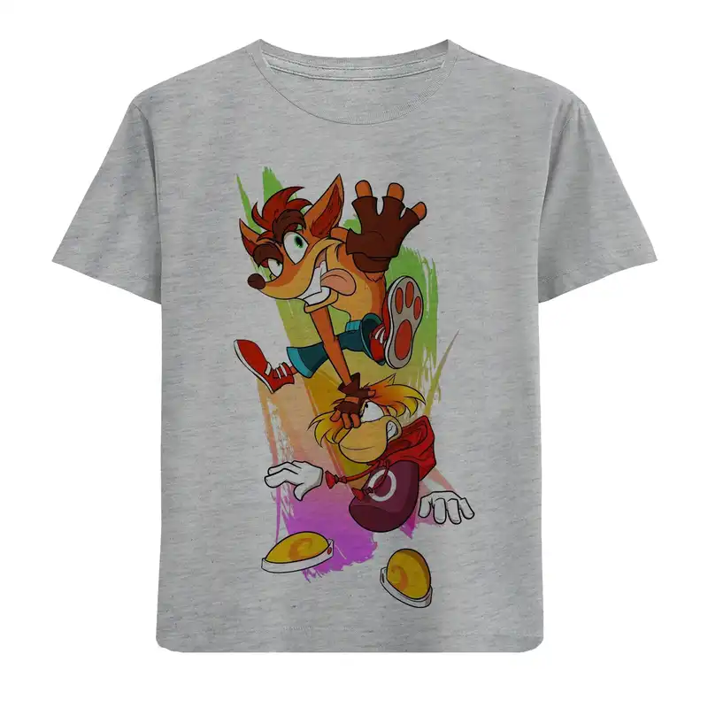 تی شرت آستین کوتاه پسرانه مدل کراش F872