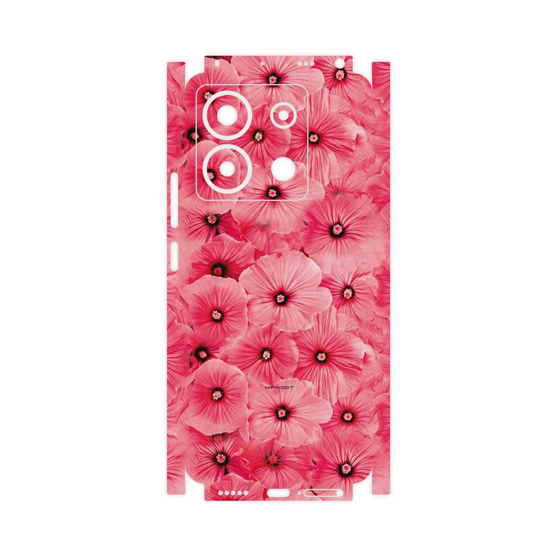 برچسب پوششی ماهوت مدل Pink_Flower-FullSkin مناسب برای گوشی موبایل شیائومی Poco X6