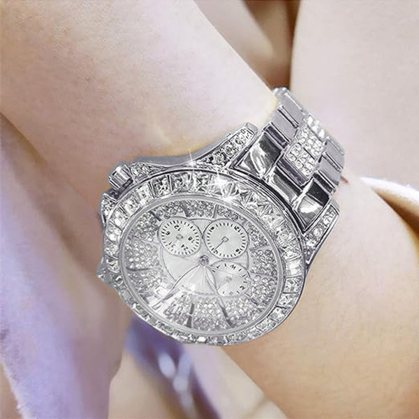 ساعت مچی عقربه ای ویفان مدل فول نگین کد n11