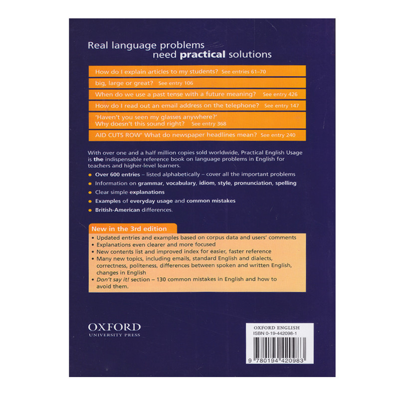 کتاب Practical English Usage اثر Michael Swan انتشارات الوندپویان کتاب Practical English Usage اثر Michael Swan انتشارات الوندپویان