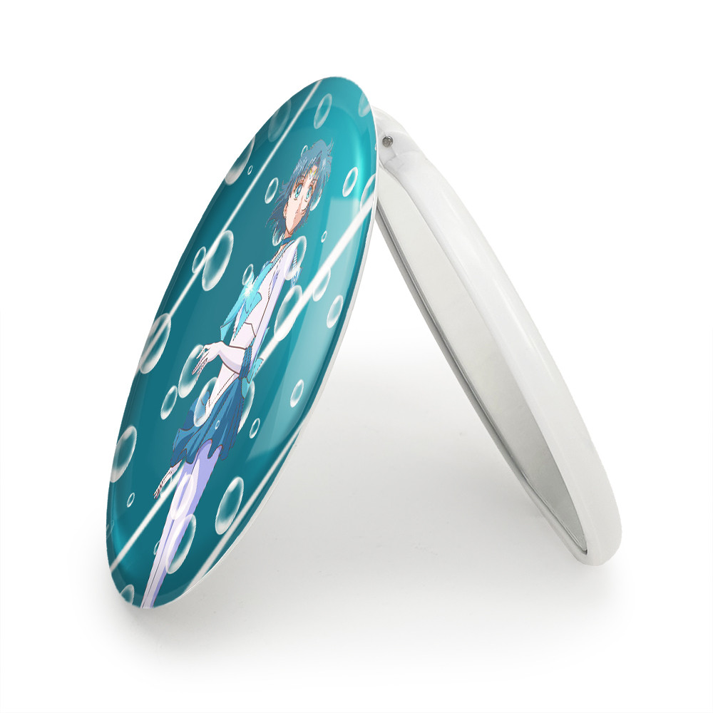 آینه جیبی خندالو طرح امی میزونو انیمه سیلور مون Sailor Moon مدل تاشو کد 17428