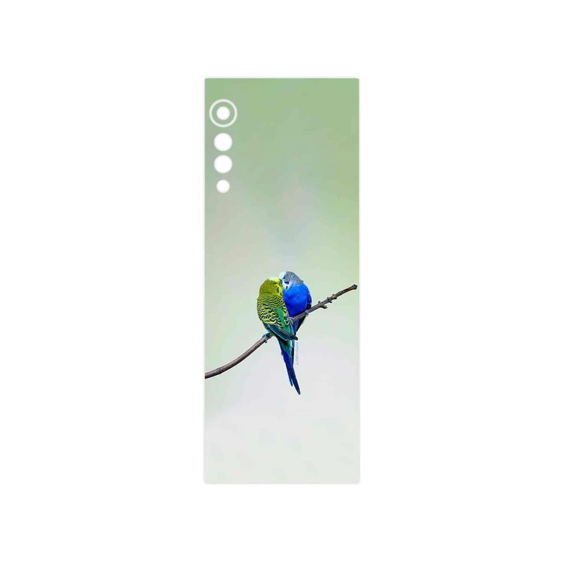 برچسب پوششی ماهوت مدل Lovebird مناسب برای گوشی موبایل ال جی Velvet 5G