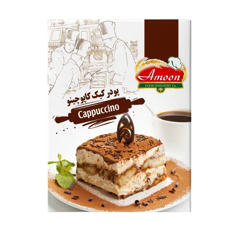 عکس شماره 2 : پودر کیک کاپوچینو آمون-500 گرم
