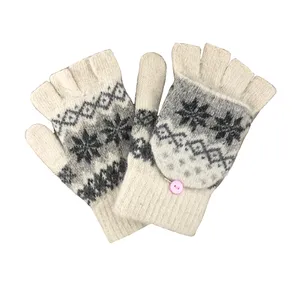 دستکش بافتنی زنانه مدل انگشتی 02