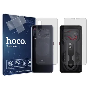Hoco HyGEL model transparent screen protector suitable for Xiaomi Mi 9 Explorer mobile phone along with the back protector