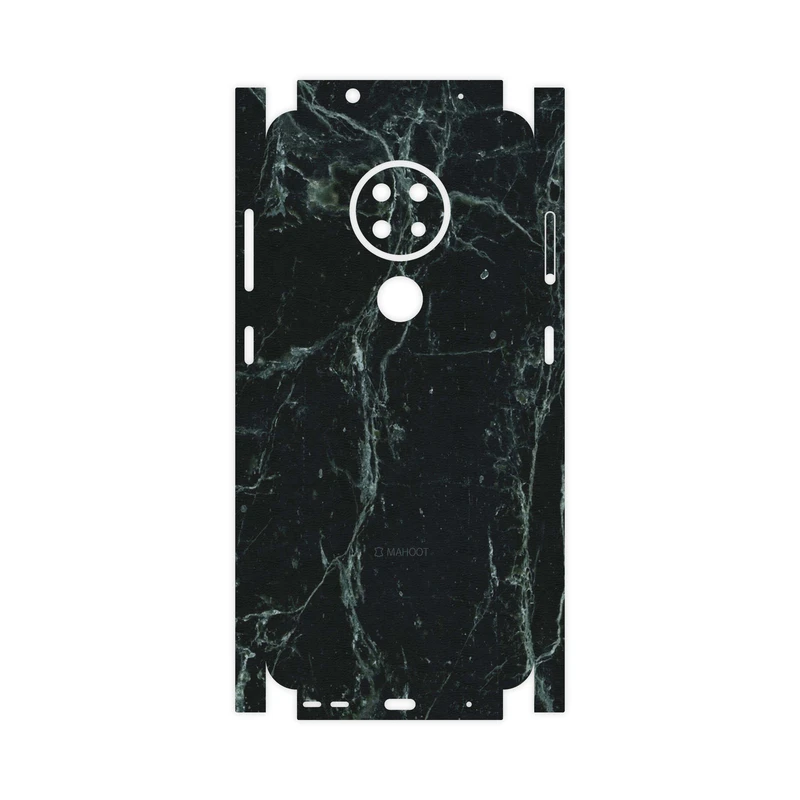 برچسب پوششی ماهوت مدل Graphite-Green-Marble-FullSkin مناسب برای گوشی موبایل نوکیا 6.2