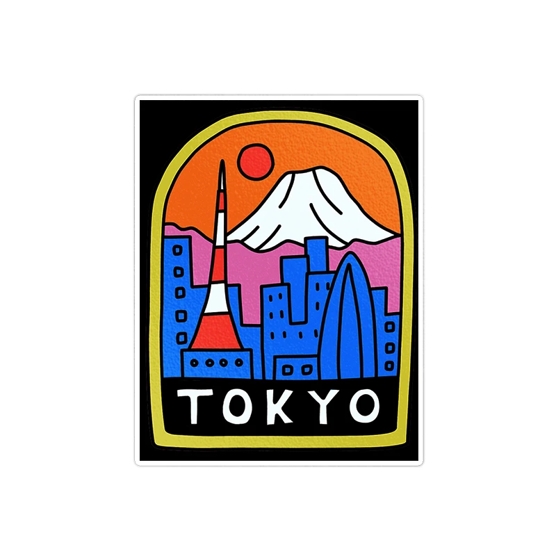    استیکر لپ تاپ ماسا دیزاین طرح tokyo مدل venus677