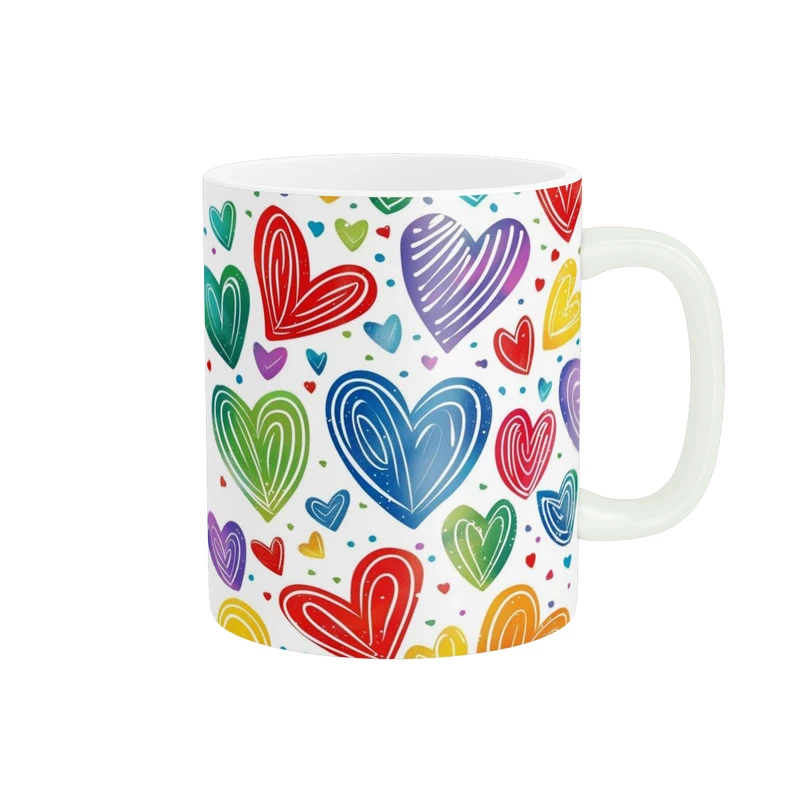 ماگ پاد آفرین طرح قلب کد 1805