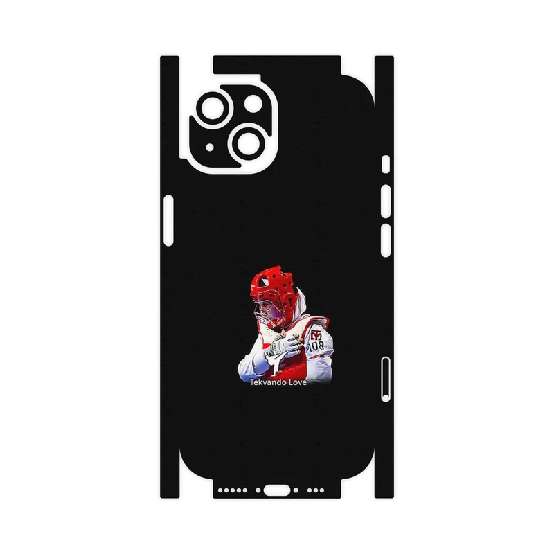 برچسب پوششی ماهوت مدل Tekvando-FullSkin مناسب برای گوشی موبایل اپل iPhone 15
