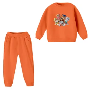 ست سویشرت و شلوار مدل سگ نگهبان کد 4 رنگ نارنجی