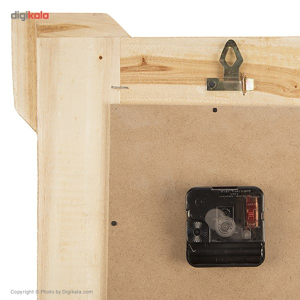 ساعت خاتم کارگاه رستا با صفحه میناکاری شده طرح گل و مرغ قطر 15 سانتی متر