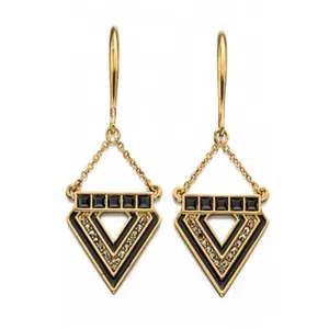 گوشواره فیورلی  با روکش طلا مدل E5063