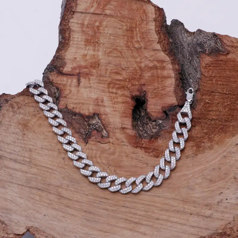 دستبند نقره مدل GTA-621