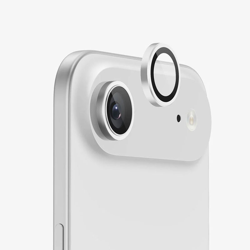 محافظ لنز دوربین فلزی مسیر مدل Cloud Whte مناسب برای گوشی موبایل اپل iPhone Air / 17 Air