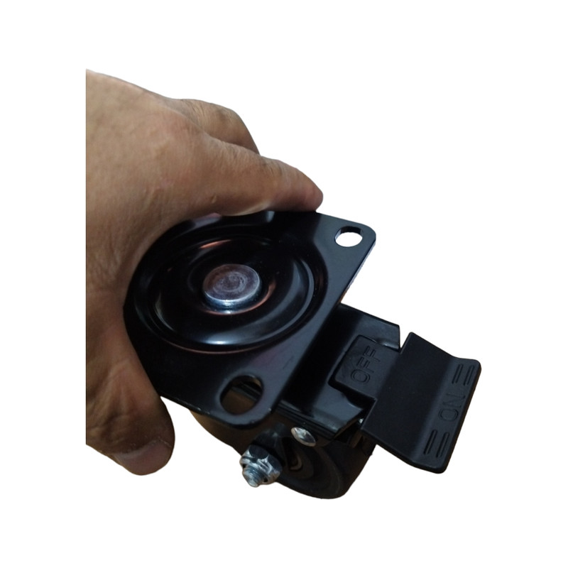 چرخ کفی دار مدل ترمز دار کد POLYCATER-7.5 چرخ کفی دار مدل ترمز دار کد POLYCATER-7.5