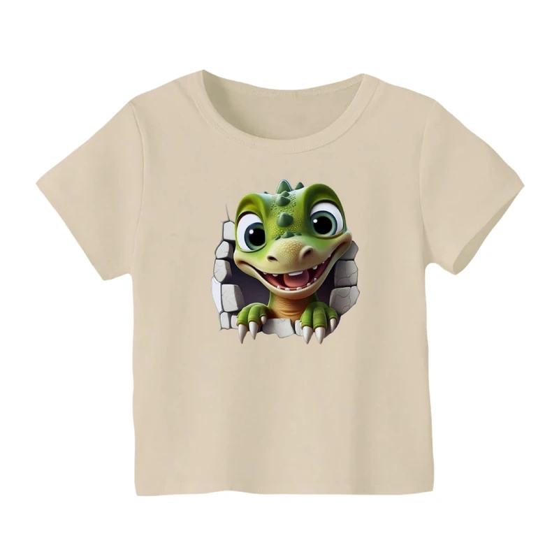 تی شرت آستین کوتاه بچگانه مدل دایناسور کد ۸