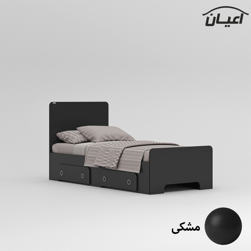 تخت خواب نوجوان اعیان مدل FH795 سایز 80x180 سانتی متر