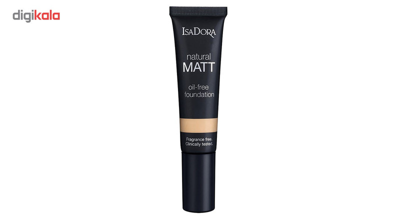 کرم پودر ایزادورا مدل Natural Matt oil free شماره 12