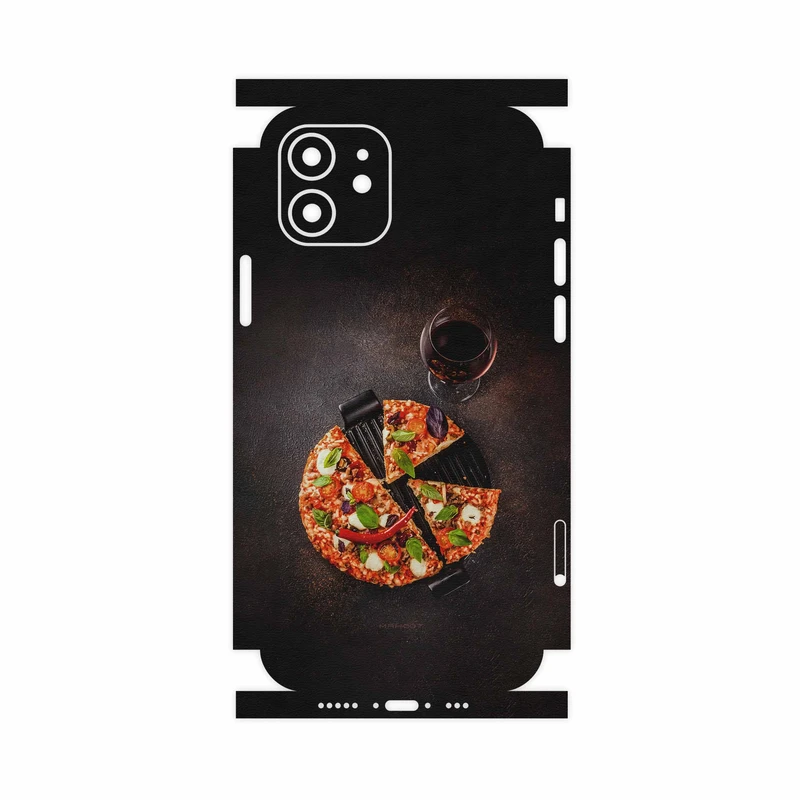 برچسب پوششی ماهوت مدل Pizza-FullSkin مناسب برای گوشی موبایل اپل iPhone 12
