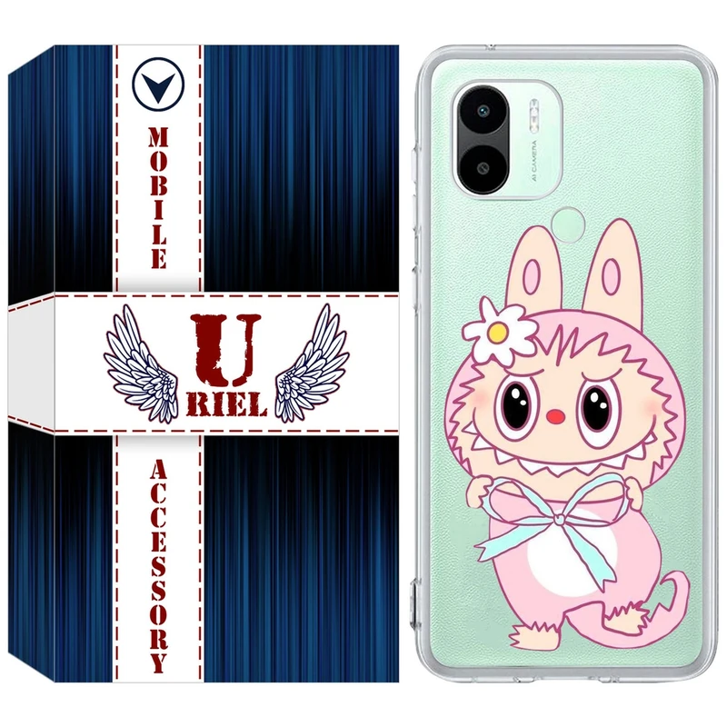 کاور یوریل مدل Clear کد 146 طرح لبوبو Labubu مناسب برای گوشی موبایل شیائومی Redmi A1 Plus / A2 Plus