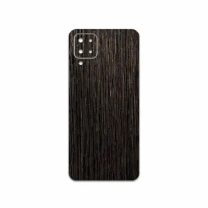 MAHOOT Dark-Gold-Stripes-Wood Cover Sticker for Samsung Galaxy M12