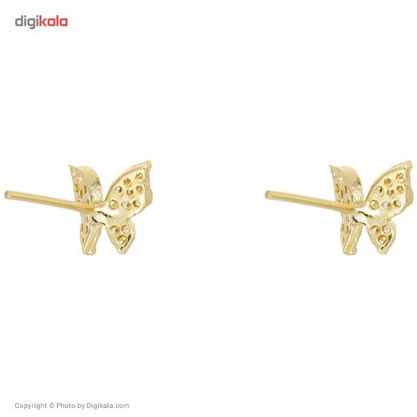 گوشواره طلا 18 عیار رزا مدل EG52 -  - 3