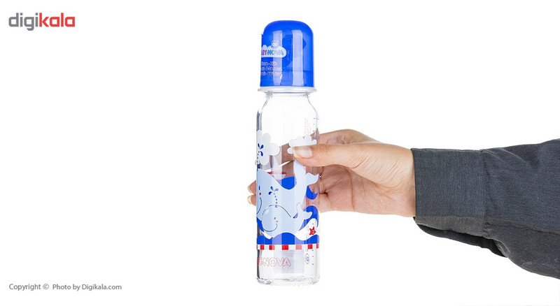 شیشه شیر بیبی نوا مدل Dolphin ظرفیت 240 میلی لیتر
