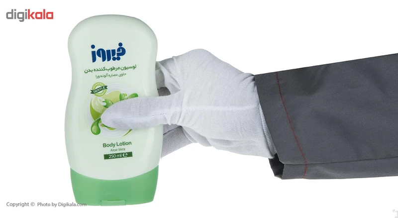 عکس شماره 3 : لوسیون بدن کودک فیروز مدل aloe vera حجم 250 میلی لیتر