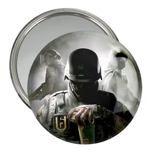 آینه جیبی خندالو مدل رینبو سیکس Rainbow Six  کد 10324