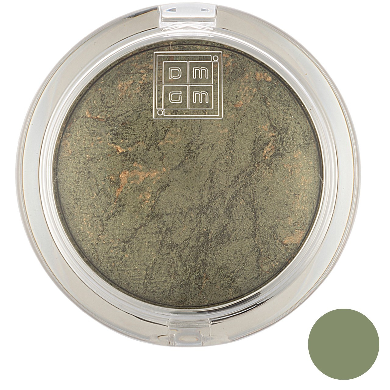سایه چشم دی ام جی ام سری Spakling Jewels Baked Eyeshadow مدل Green Spark شماره 08