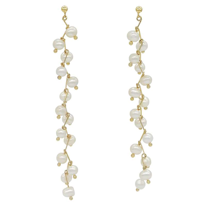 گوشواره زنانه ذاریات مدل Pearl کد Z-E584