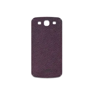 MAHOOT Purple-Leather Cover Sticker for Samsung Galaxy S3 Neo