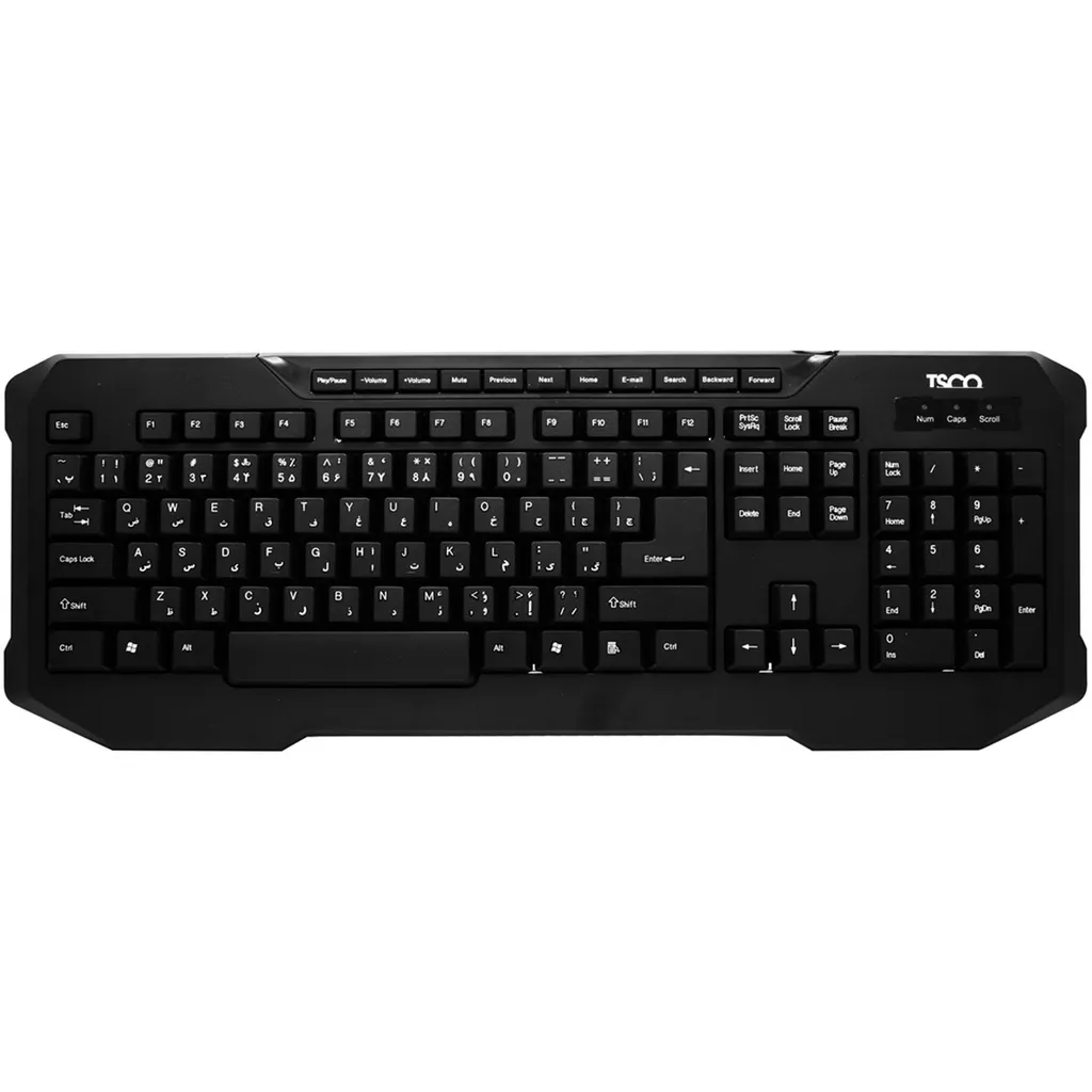 کیبورد تسکو مدل TK 8026 با حروف فارسی