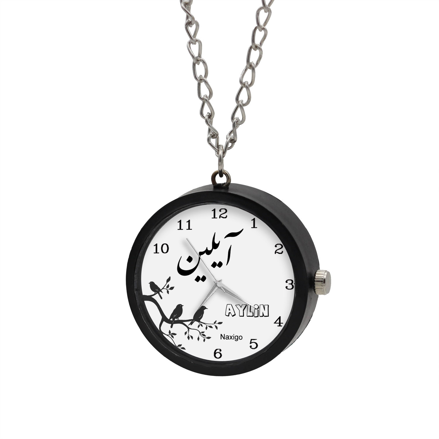 ساعت گردنبندی عقربه ای ناکسیگو مدل آیلین کد NF12029