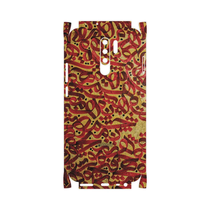 برچسب پوششی ماهوت مدل Nastaliq-6-FullSkin مناسب برای گوشی موبایل شیائومی Redmi 9