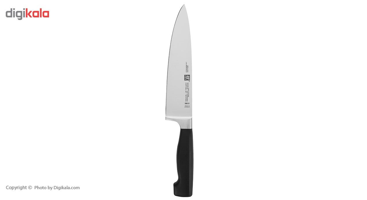 ست چاقوی آشپزخانه 7 پارچه زولینگ مدل Four Star Knife Block Wood Natural