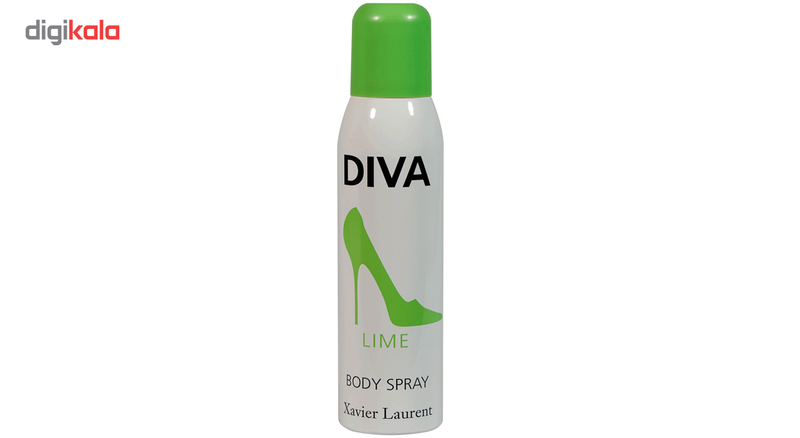 اسپری ضد تعریق زنانه زاویر لوران مدل Diva Lime حجم 150 میلی لیتر اسپری ضد تعریق زنانه زاویر لوران مدل Diva Lime حجم 150 میلی لیتر