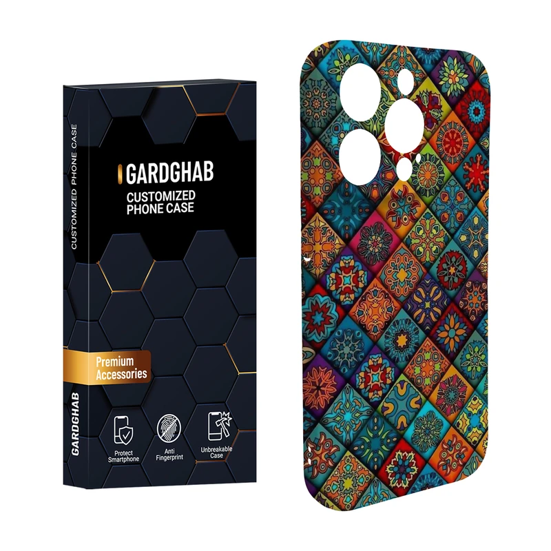 کاور گارد قاب مدل هنری مناسب برای گوشی موبایل اپل iPhone 15 Promax