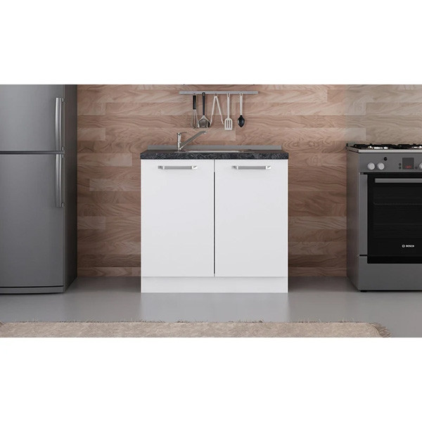 کابینت سینک فلفور کابینت مدل IN - 90 cm