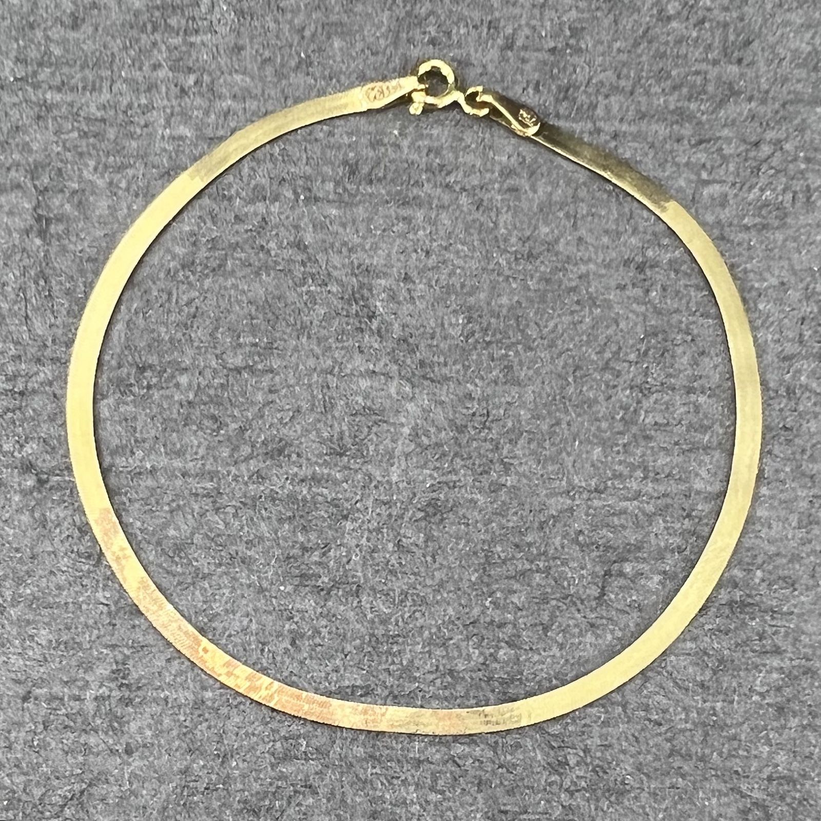 دستبند طلا 18 عیار زنانه دوست خوب مدل  هرینگبون کد dk158 -  - 1