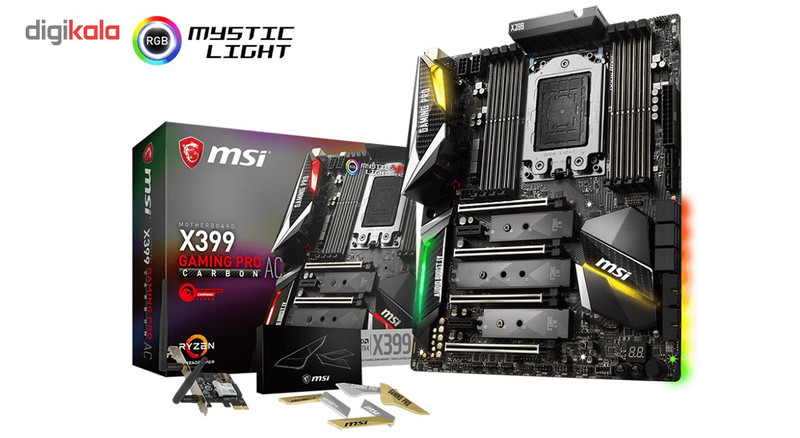 مادربرد ام اس آی مدل X399 GAMING PRO CARBON AC