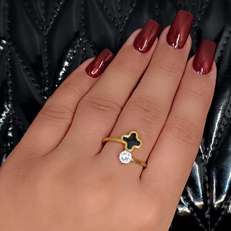 انگشتر زنانه طرح تک نگین کد RKH_1666 انگشتر زنانه طرح تک نگین کد RKH_1666