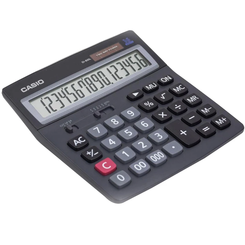 ماشین حساب کاسیو مدل D-60L