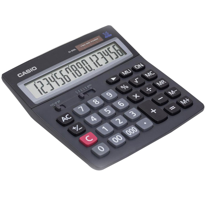 ماشین حساب کاسیو مدل D-60L